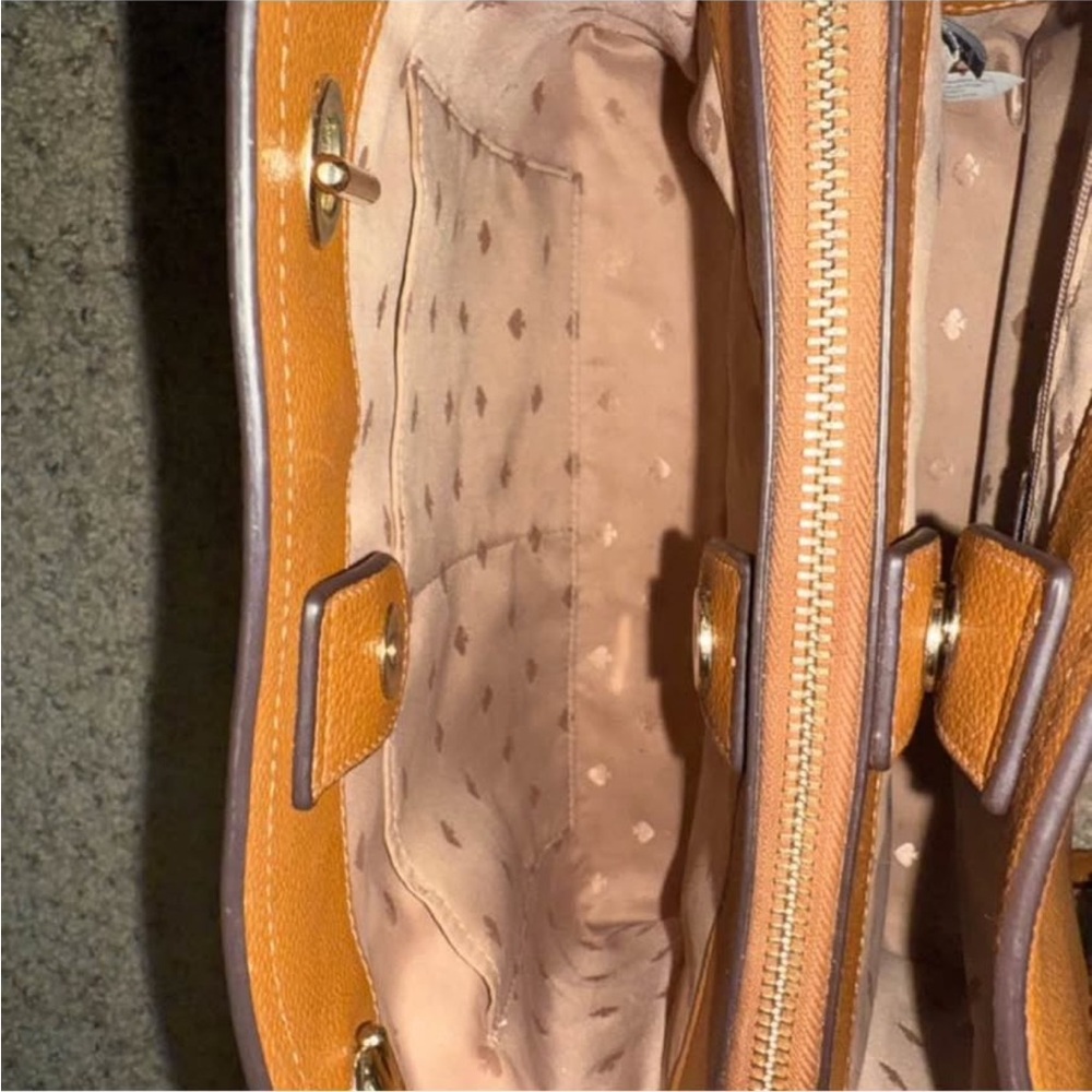 Kate Spade Tan Leather Shoulder Bag - Picture 9 of 10